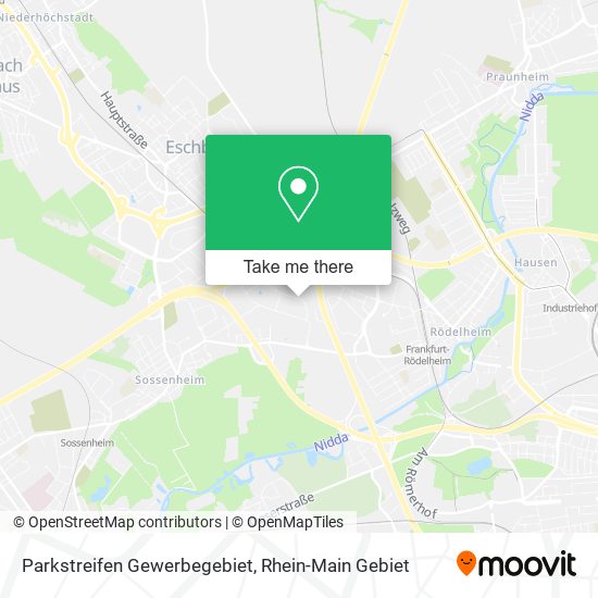 Parkstreifen Gewerbegebiet map