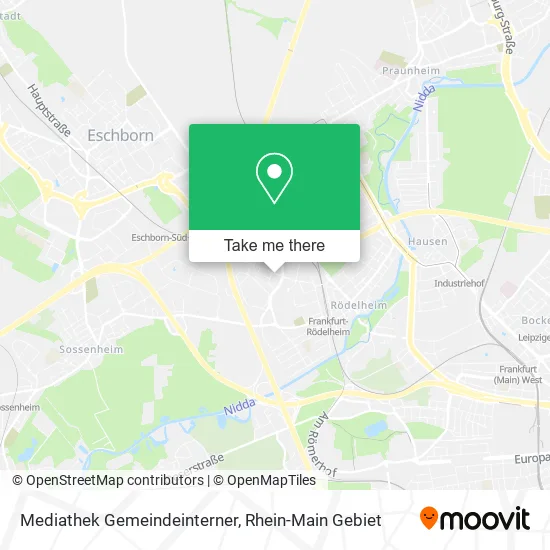 Карта Mediathek Gemeindeinterner