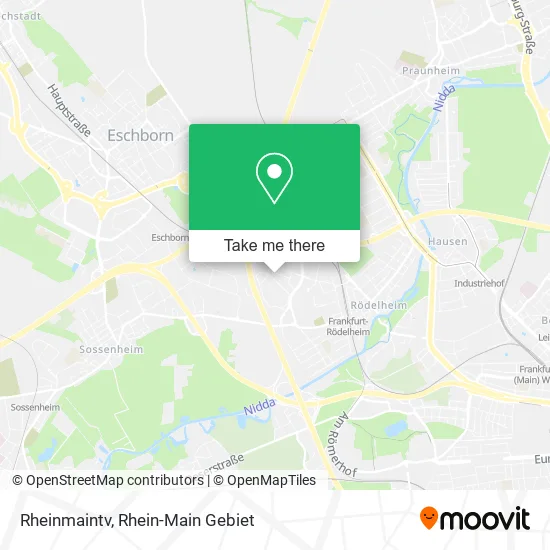 Карта Rheinmaintv