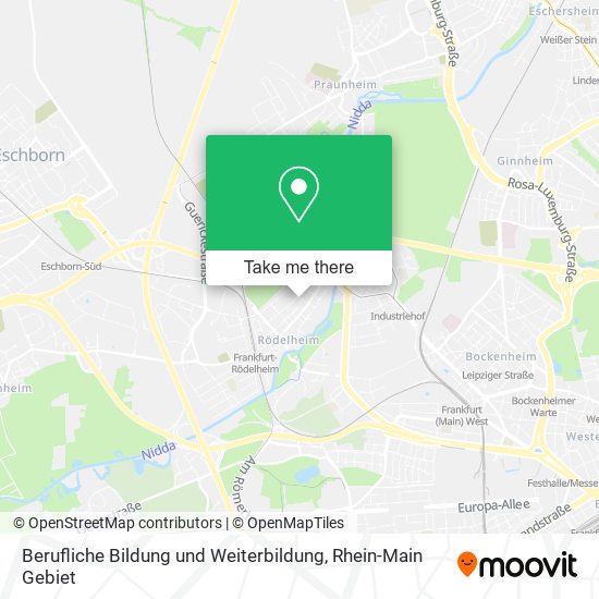 Berufliche Bildung und Weiterbildung map