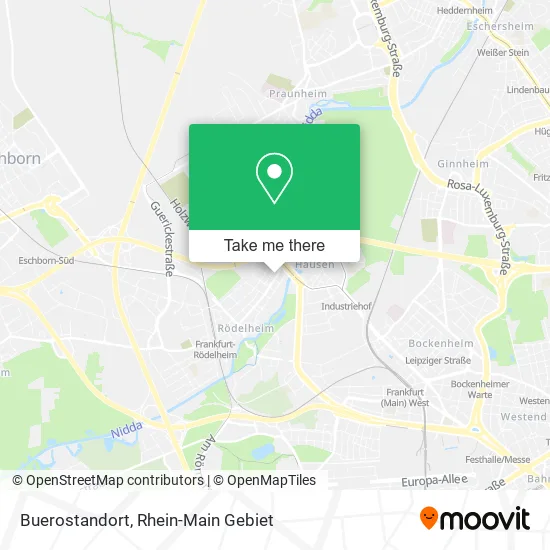 Карта Buerostandort