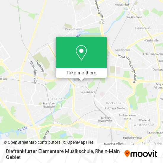Карта Diefrankfurter Elementare Musikschule