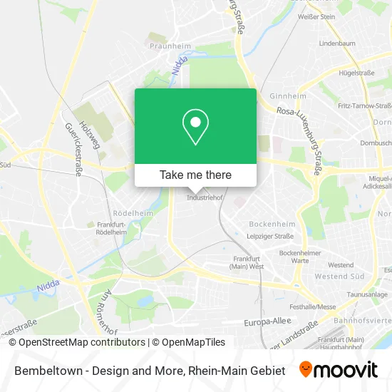 Карта Bembeltown - Design and More