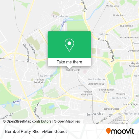 Bembel Party map