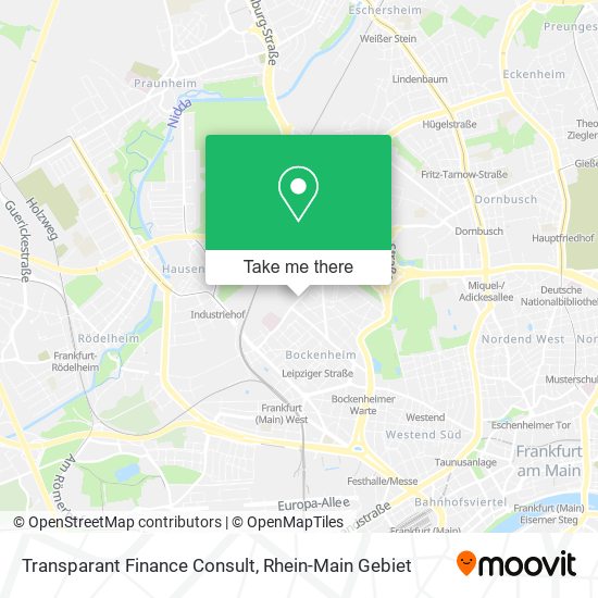 Карта Transparant Finance Consult
