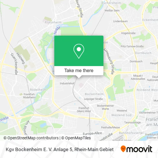 Карта Kgv Bockenheim E. V. Anlage 5