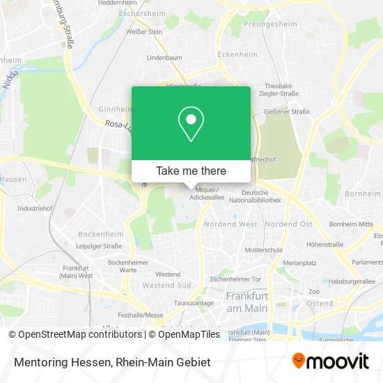 Карта Mentoring Hessen