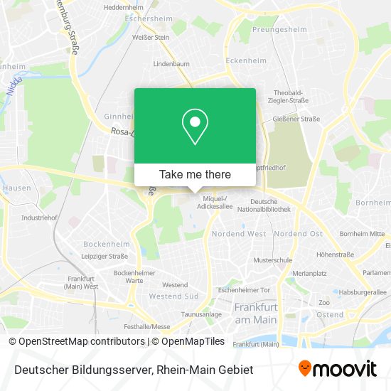 Deutscher Bildungsserver map