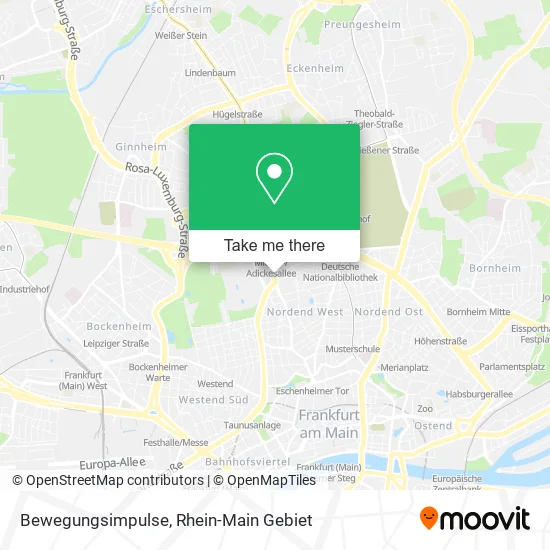 Карта Bewegungsimpulse