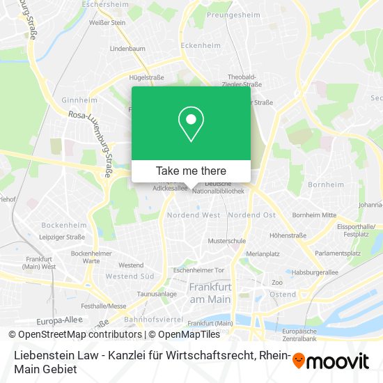 Liebenstein Law - Kanzlei für Wirtschaftsrecht map