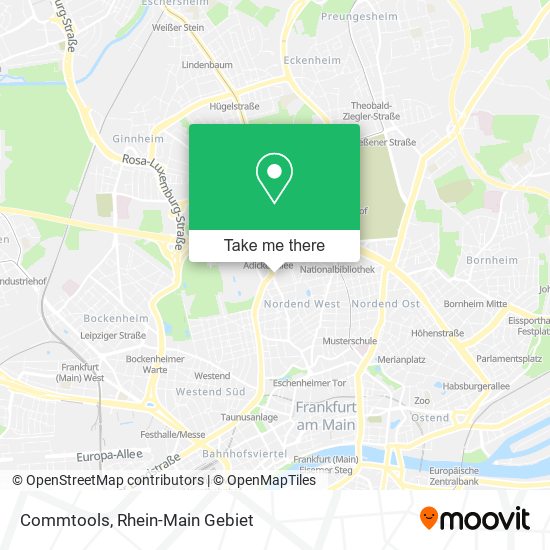 Commtools map