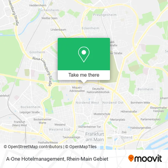 Карта A-One Hotelmanagement