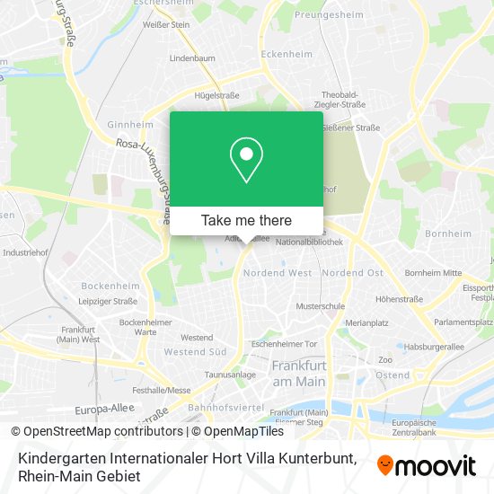 Kindergarten Internationaler Hort Villa Kunterbunt map