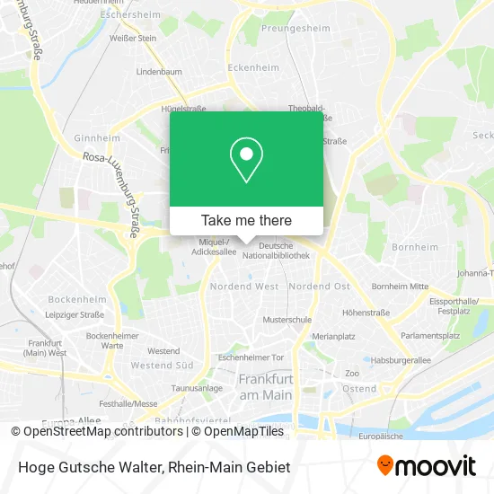 Карта Hoge Gutsche Walter