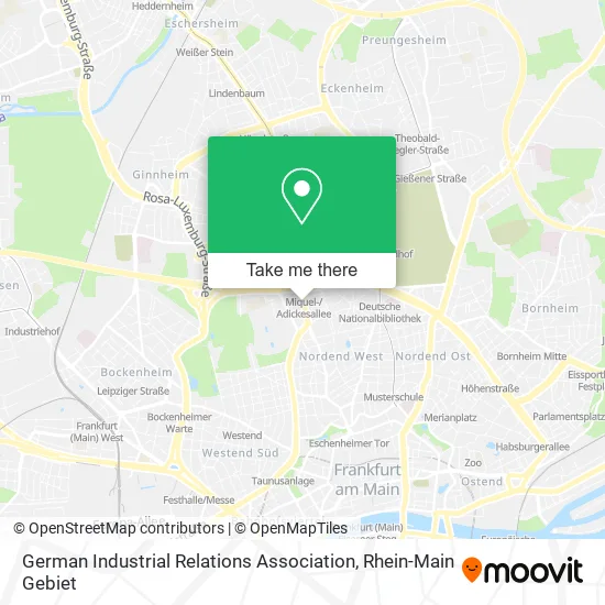 Карта German Industrial Relations Association