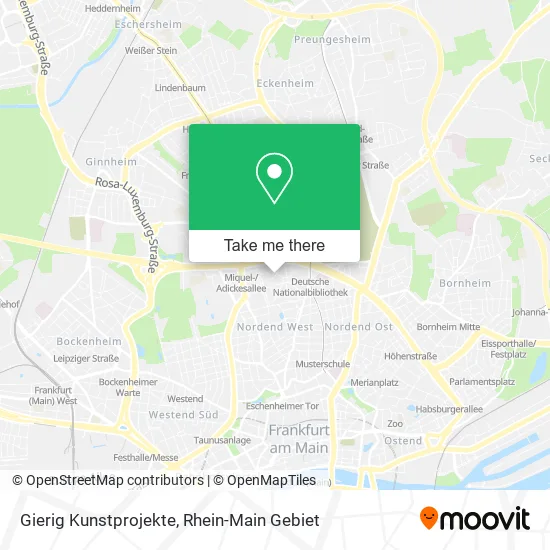 Карта Gierig Kunstprojekte