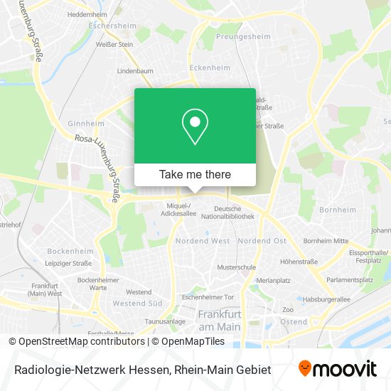 Radiologie-Netzwerk Hessen map