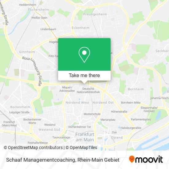 Schaaf Managementcoaching map