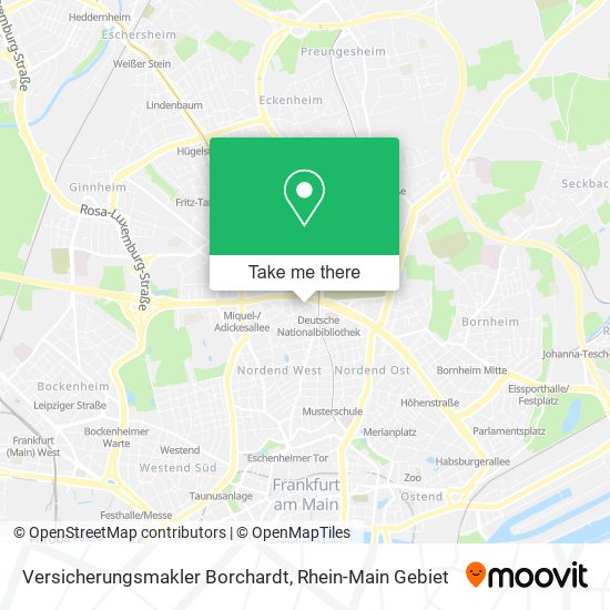 Versicherungsmakler Borchardt map