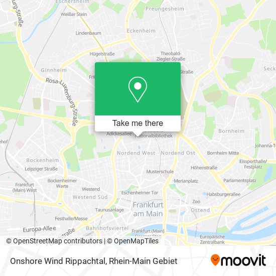 Onshore Wind Rippachtal map