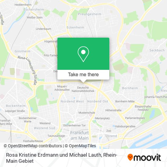 Rosa Kristine Erdmann und Michael Lauth map
