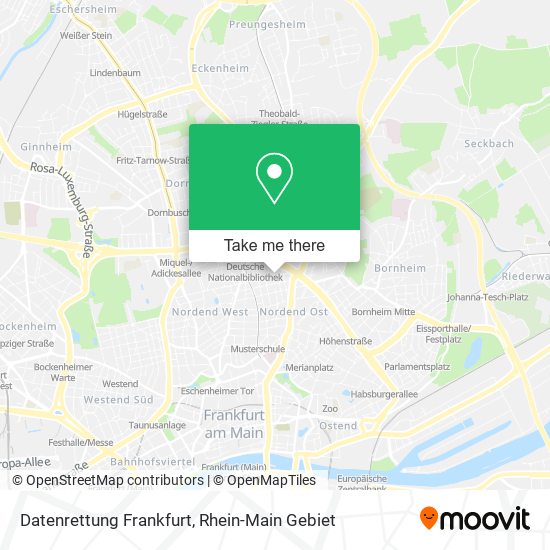 Карта Datenrettung Frankfurt