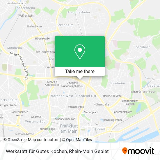 Werkstatt für Gutes Kochen map