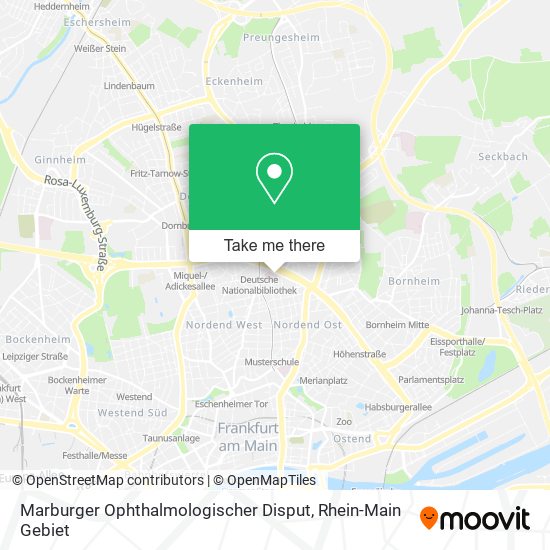 Карта Marburger Ophthalmologischer Disput