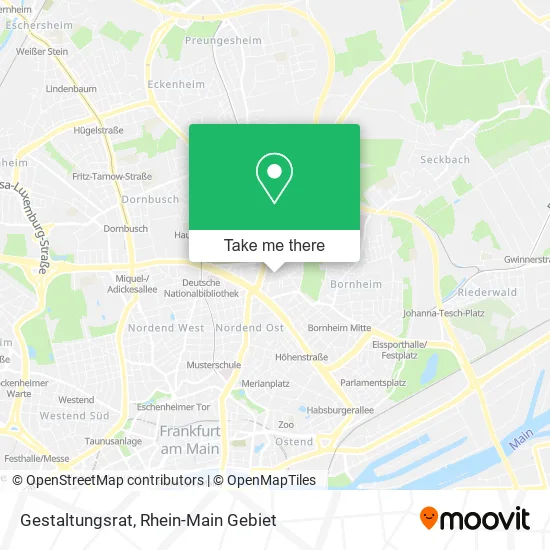 Карта Gestaltungsrat
