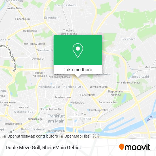 Duble Meze Grill map