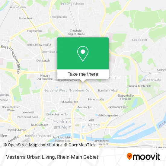 Карта Vesterra Urban Living