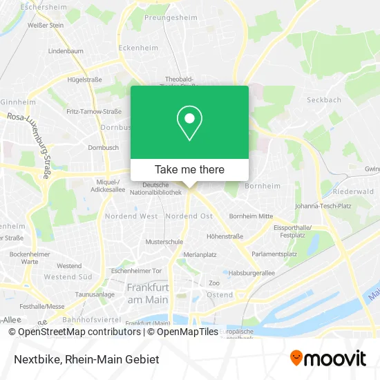 Карта Nextbike