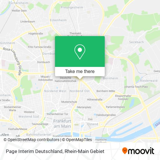 Page Interim Deutschland map