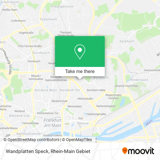 Карта Wandplatten Speck