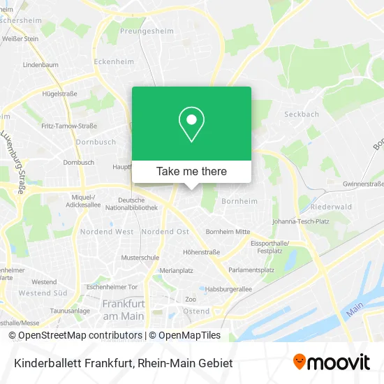 Карта Kinderballett Frankfurt