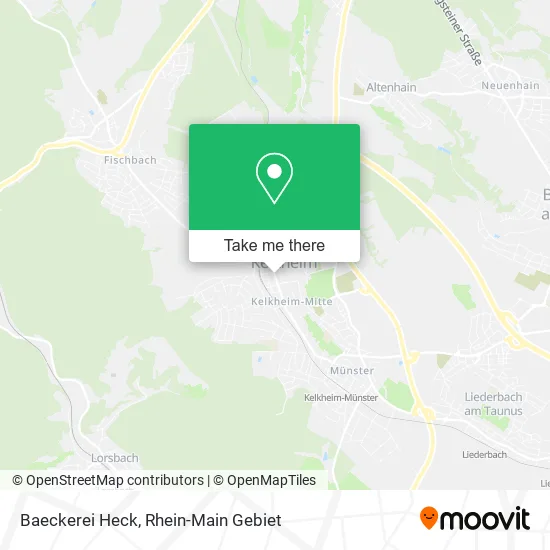 Карта Baeckerei Heck