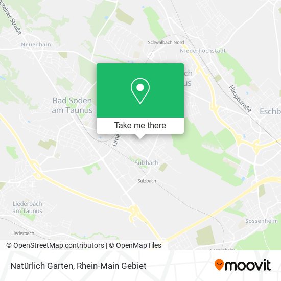 Карта Natürlich Garten