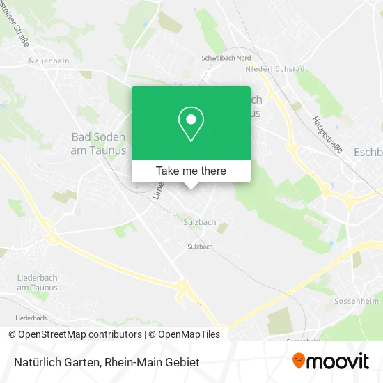 Карта Natürlich Garten