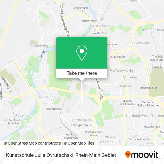 Kunstschule Julia Ovrutschski map
