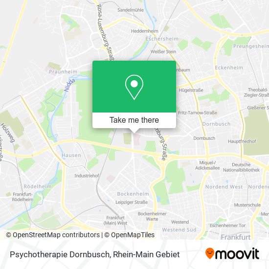 Psychotherapie Dornbusch map