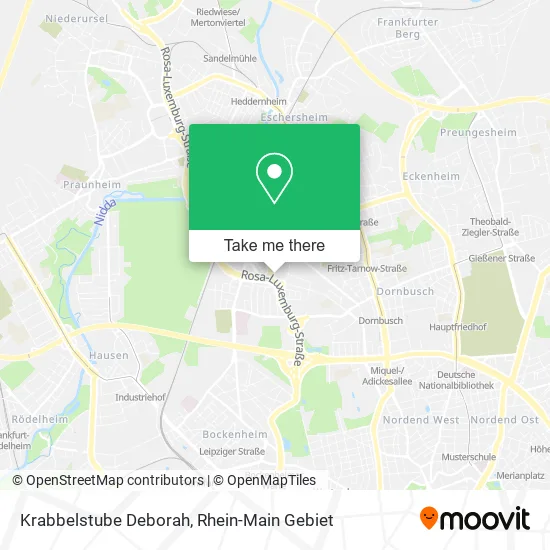 Карта Krabbelstube Deborah