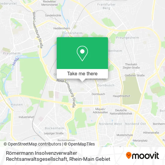 Römermann Insolvenzverwalter Rechtsanwaltsgesellschaft map