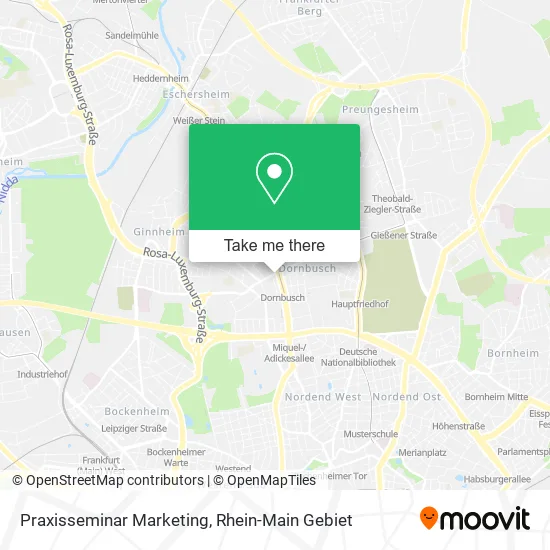 Карта Praxisseminar Marketing