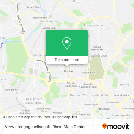 Карта Verwaltungsgesellschaft