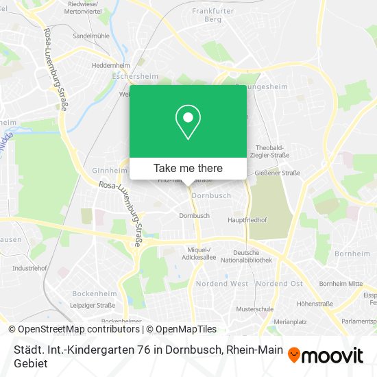 Städt. Int.-Kindergarten 76 in Dornbusch map