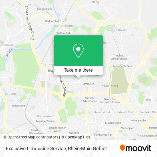 Карта Exclusive Limousine Service