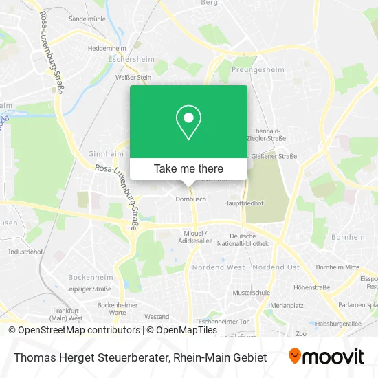 Карта Thomas Herget Steuerberater