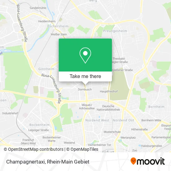 Карта Champagnertaxi