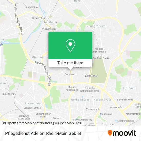 Карта Pflegedienst Adelon