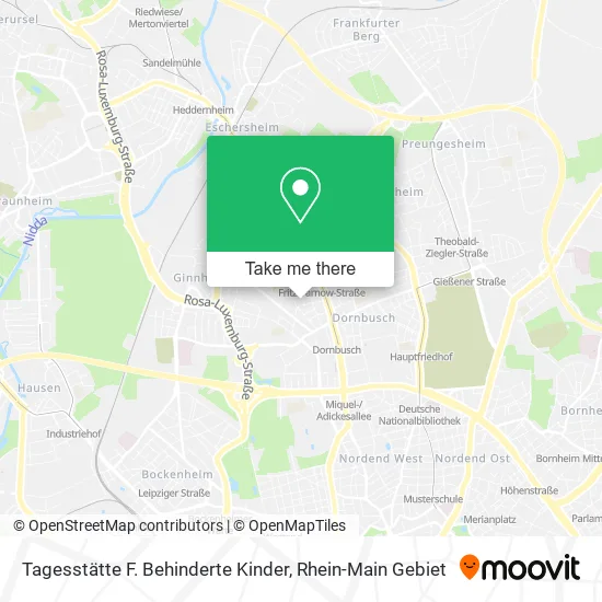 Карта Tagesstätte F. Behinderte Kinder